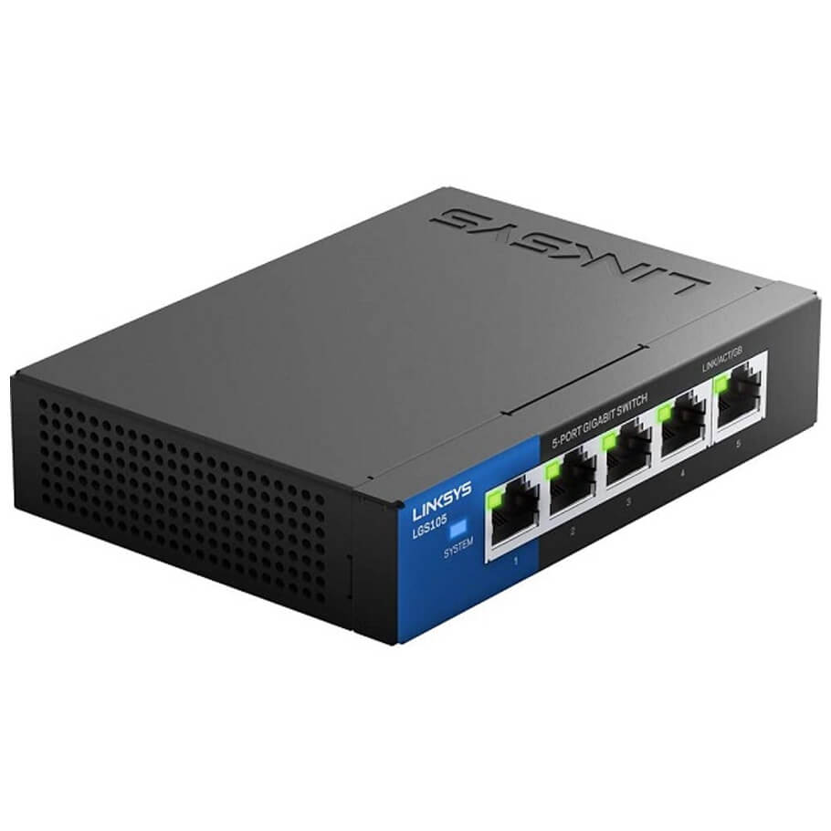 5-Port Business Desktop Gigabit Switch LINKSYS LGS105